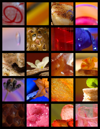 Image map of Food thumbnails